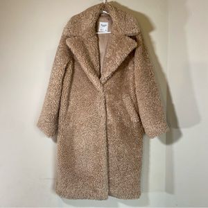 Abercrombie & Fitch Tan Teddy Jacket